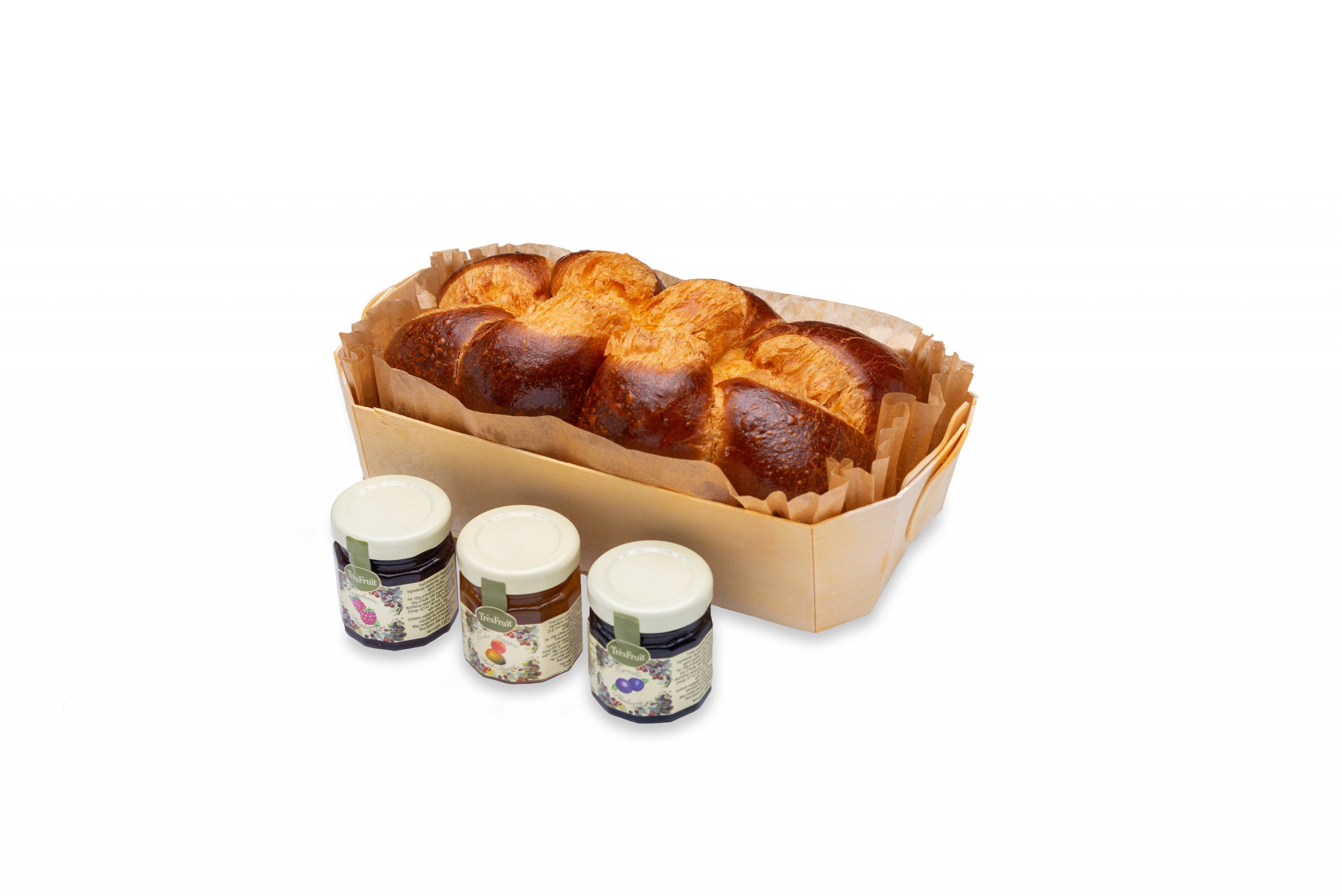 Plateau Brioche à partage 480g + ses confitures